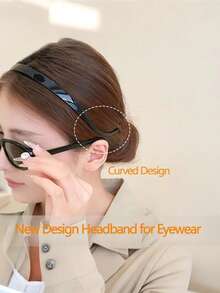 1/2/3pcs Tortoiseshell Patterned Elastic Hair Bands, Non-Slip High Elasticity Hair Hoops Suitable For Glasses Wearers, Glossy No-Pressure Hair Accessories For Travel, Makeup, Daily Use, Essential Fashion Hair Accessory For Women, Animal Print Hair Bands - Multicolor - View 3