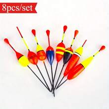 8pcs/Set 30g Fishing Floats Bobbers Float Plastic Float Slip Bobbers