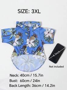 1 Piece Of Non Stretch Slim Fit Pet Summer Style Shirt Suitable For Small Cats And Dogs To Wear At Home And Outdoors In Spring And Summer (The Product Is Slightly Smaller, It Is Recommended To Add 1-2 Extra Sizes For Purchase) - Multicolor - View 22
