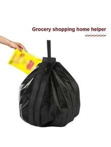 1个装可折叠购物袋旅行单肩便携加厚大号杂货袋超市购物袋 - 彩色 - 查看 7