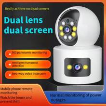 Telecamera di sicurezza senza fili con lampadina ad alta definizione 1080P, vista panoramica a 360 gradi, supporto WiFi, audio bidirezionale, visione notturna, rilevamento del movimento, controllo tramite app - non impermeabile, monitoraggio degli animali domestici, telecamera per la casa