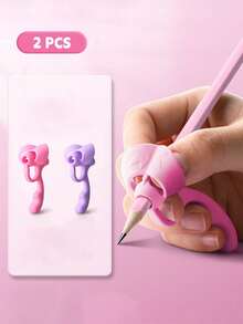 Pencil Grips For Kids Handwriting, 5 Finger Silicone Pencil Holder For Kids Handwriting Practice Tools, Comfortable Pencil Grippers For Beginners Writing Posture Guide, Christmas Gift Ideas, Holiday Gift Recommendations - Multicolor - View 10