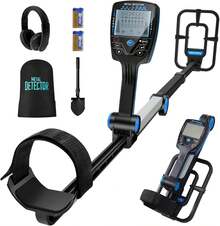 Metal Detector Waterproof For Adults, Metal Detector Pinpointer With 10" Waterproof Coil For Gold Detecting, LCD Display, Beach&Underwater Pinpointing, No Assembly Required