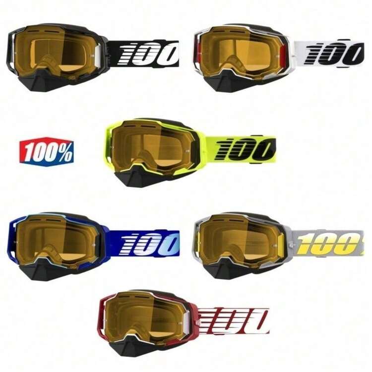 Snow Yellow Lens Goggles - Pick Color - Black - View 2