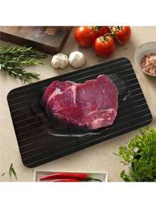 1 Stück Aluminium-Legierung Rapid-Abtau-Platte, Auftau-Platte für Fleisch & Meeresfrüchte für gefrorene Lebensmittel