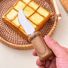 1/2 Stück vertikales Edelstahl Buttermesser mit Kunststoffgriff, multifunktionale mini Käse-Streichspatel, Käsemesser und -gabel, Brot, Toast, Marmelade Spatel, Backwerkzeug, geeignet für Küche und Restaurant Utensilien