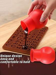 1/2pcs Silicone Chocolate Melter, Microwave , Non-Stick & Heat Resistant, Suitable For Commercial Or Home Use - Multicolor - View 6