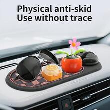 360 Degree Rotatable Car Phone Holder & Anti-Slip Mat, Universal Car Dashboard Mount For Phones, Keys, Devices - A - View 8