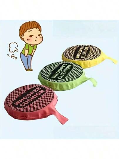1 Piece Prank Farting Mat Toy, Unique Noise Emitted By Sponge Rubber Cushion, Humorous Party Gag Gift, Random Color Selection