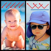 Kids' UV 50+ Sun Protection Legendary Adjustable Cap - Beach/Pool Summer Hat For Boys And Girls - Màu Hồng baby - Xem 3