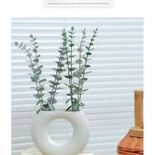DIY Decoración con Eucalipto, Decoración para interiores y exteriores, Crea una atmósfera verde, Ramo personalizado único, Flores artificiales, Plantas exteriores resistentes a los rayos UV, Vegetación para decoración del hogar, jardín, fiestas y bodas, Ramo de novia