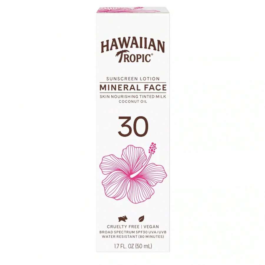Hawaiian Tropic Mineral Sun Milk Tint Face - SPF 30 - 1.7 Fl Oz - 1 - View 1