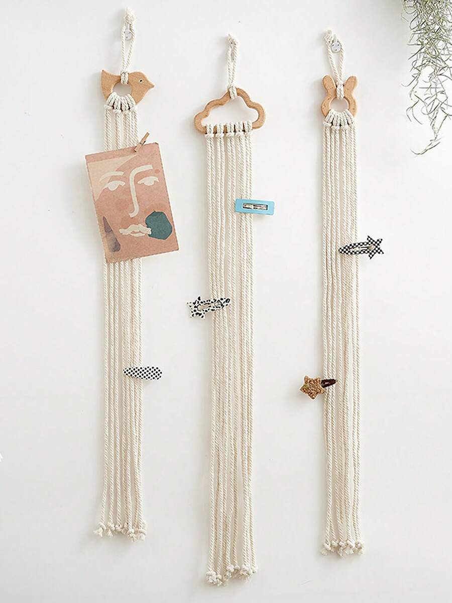 Cartoon Tier Seil Haarschmuck Aufbewahrungsregale für mühelose Organisation, stilvolle wandmontierte Haarspangen Halter, vielseitige Haargummi- und Stirnband-Organizer perfekt für Kinderzimmer, verspieltes Dekor und kreative Aufbewahrungslösungen, um Ihren Raum aufgeräumt und ordentlich zu halten.