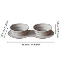 2-In-1 Silicone Dog Bowls With Carabiner Clip, Portable Folding Pet Bowls For Travel, Dual-Purpose Food & Water, Durable Outdoor Bowls For Dogs & Cats