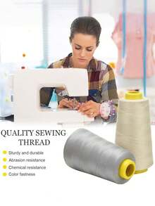 402 Sewing Thread Thread Thick Strong 3000 Yards Each Spool Solid Color Stitching Thread For Machine And Household Sewing Accessories - Multicolor - View 4