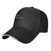 Printed Sorry Cant Doctoral Student Bye PhD Graduation Student Grad T-Shirt Sandwich Baseball Cap - Adjustable Washed Dad Hat - Breathable, Lightweight & Durable - Unisex Outdoor Sports Trucker Hat & Casual Wear Fisherman Hat - Black - View 3