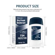 lakerain Lakerain Men's Deodorant Anti-Perspirant, Long-Lasting 72 Hours, Woodsy Musk Scent