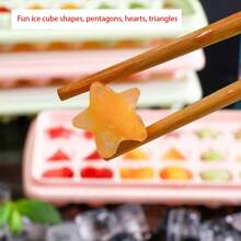 1PC Plastic Ice Cube Trays, Ice Cube Molds, Ice Cube Boxes, Ice-Making Boxes, Covered Ice Cube Trays, Household Ice-Making Molds