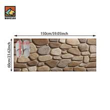 1套/1件/2件仿真石纹浴室防滑垫，仿羊绒材质，蓬松毛绒装饰，适用于浴室、门口、厨房、房间等场合，可机洗，日常装饰，可作为礼物赠送