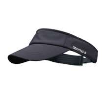 1 pieza Sombrero de sol unisex para deportes al aire libre, talla ajustable, tela transpirable, gorra ligera y de moda con parte superior abierta