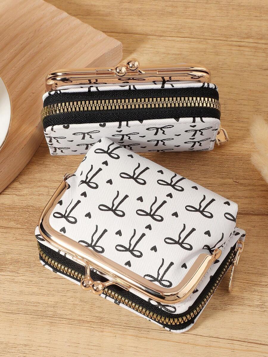 Women Wallets Short Pu Leather Purses Zipper & Hasp Purse Multifunctional Large Capacity Money Bag For Women Coin Card Holders Lightweight,Fashion Modern,Business ZipperCredit Card Business Casual Teachers' Day,Teacher Gifts,For Anniversary,For Birthday Gift,For Lady,For Female,White-Collar Workers