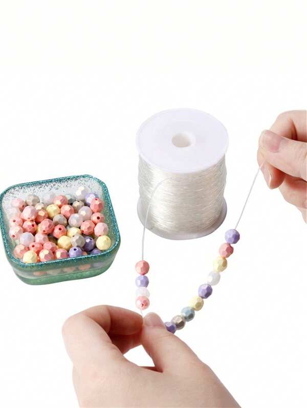 1 pièce Matériel de perles DIY en fil à haute élasticité cristal transparent pour accessoires de bijoux