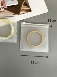 Thickened Non-Yellowing Non-Hard Earrings Bracelet EVA Jewelry Bags, Storage And Packaging Portable Zipper Buckle, Dust Organizer, Multi-Purpose Storage Bag