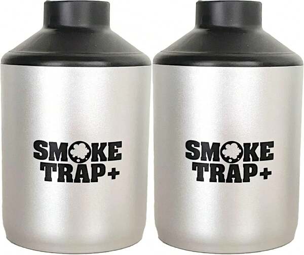 Smoke Trap + | Personal Air Filter (Sploof) - Smoke Filter With Long Lasting 500+ Uses With Easy Exhale - (Black)