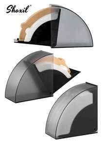 shoxil 1 个带防尘盖的咖啡滤纸架，咖啡过滤器储存容器，滤纸盒，容量为 150 个锥体或过滤器 - 濾紙盒 - 查看 7