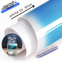 1pc Hot Temperature Sensitive Color Changing Self Adhesive Vinyl - Multicolor - View 15