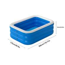 1pc PVC Inflatable Swimming Pool Slide, Suitable For Large Inflatable Swimming Pools Over 1.8m, Anti-Leak Jumbo Inflatable Water Slide, Outdoor Water Fun Family Pool Toy With Easy Storage