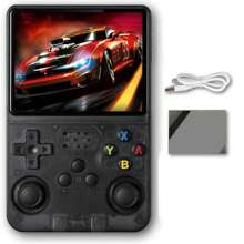 Byteuni R36S Retro Handheld Game Console With 3.5-Inch IPS Screen Retro Handheld Video Games Consoles Built-In 20k+ Classic Games Open Source Linux System Portable Style Hand Held System Pocket Video Player