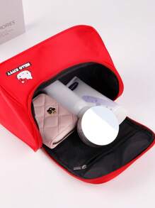 Sanrio 1 Piece Pack Sanrio Hello Kitty Cute Portable Travel Large Capacity Makeup Bag, Toiletry Bag, Skincare Storage Bag, Multifunctional Storage Bag, New Year Gift, Birthday Gift Makeup Travel Toiletry Organizer Essentials Gifts Storage Zipper Accessories Nail Bags, Makeup Bag, Storage, Makeup Bags, Toiletry Bag, Desk Organiser