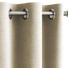 Sophisticated Rustic Linen Curtain 3.00m X 1.60m Textured Touch
