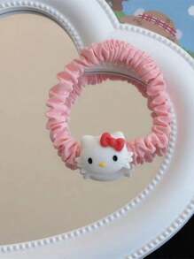 Sanrio Diadema de goma versátil con diseños de Sanrio como Hello Kitty, Pacha Dog, Culomi, Merotti, Matailhead, Sen Small Intestine, adecuada para uso diario o como regalo de fiesta festiva y decoración de fiesta