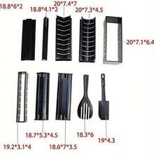 Sushi Mould DIY Sushi Ware Kitchen Gadget Rice And Vegetable Roll Seaweed Sushi Roll Tool - Color Random - View 3