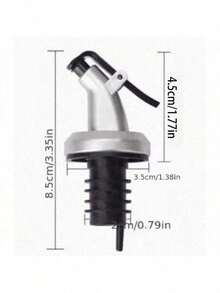 1 件玻璃油分配器瓶，防漏油壶，储油瓶，户外烧烤露营野餐调味容器，厨房小工具，玻璃瓶