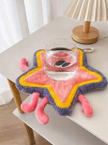 1pc/3pcs Dopamine Star Cartoon Towel, Cute Star Dishcloth, Polyester, Soft & Absorbent, Modern Style, Cartoon Pattern | Kitchen And Bathroom Towels, For Hand Washing. Back To School Dish Cloths Kitchen Towel