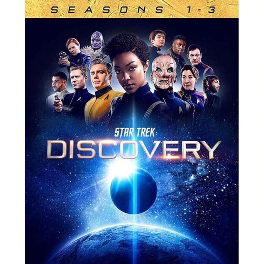 Star Trek Discovery: Seasons 1-3  [BLU-RAY] Boxed Set, Dolby, Dubbed, Slipsleeve Packaging, Subtitled, Widescreen, Ac-3/Dolby Digital - Multicolor - View 1