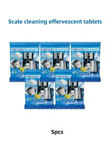 Jue Fish Limescale Cleaning Effervescent Tablets, For Stainless Steel Pots, Kettles, Removes Limescale & Dirt, Lemon Scented - White - View 15
