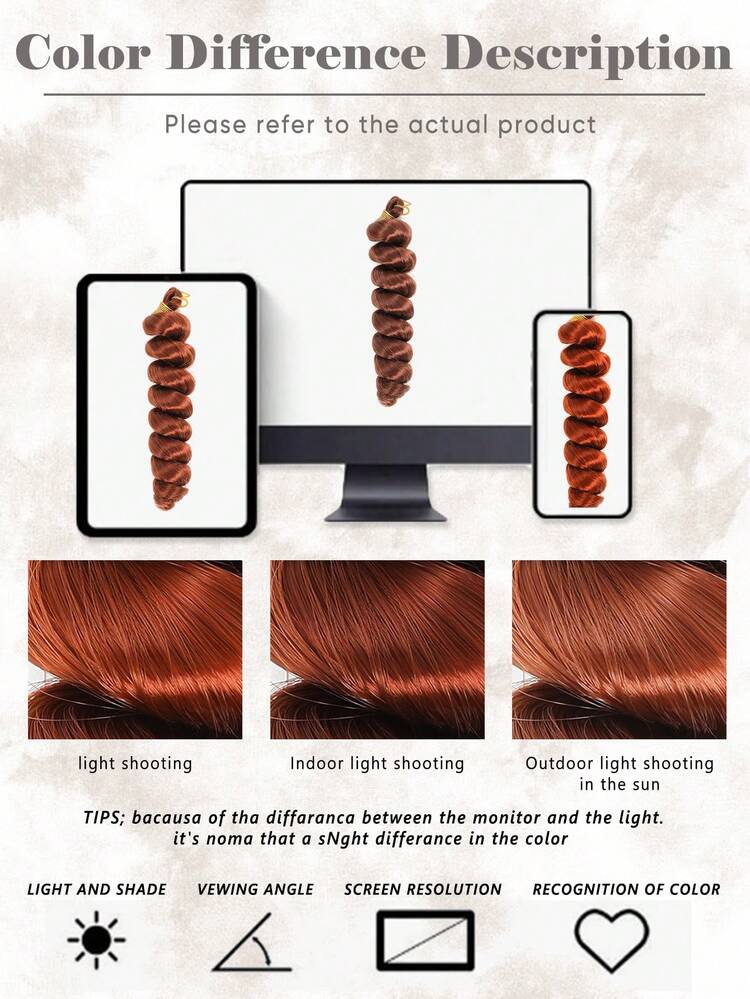 Perruque tressée frisée bouclée de 16 pouces, extensions de cheveux tressés frisés français vibrants rouille brun - pré-étirés, 1 paquet d'extensions de cheveux tressés ondulés à haute température, convient aux femmes, crée un look naturel de maquillage, applicable pour Noël, Nouvel An, Carnaval, festival de musique et autres occasions. - Multicolore - Voir 6