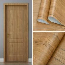 1 Rolle Holzmaserung selbstklebende Tapete, für Möbel wie Schränke, Esszimmertische, Kleiderschrank Renovierung, wasserfest, feuchtigkeitsbeständig, abriebfest und hitzebeständig, abnehmbar mit Klebstoff auf der Rückseite, Tapetenrolle, Wandaufkleber, Raumdekoration, Wanddekoration, Wandsticker