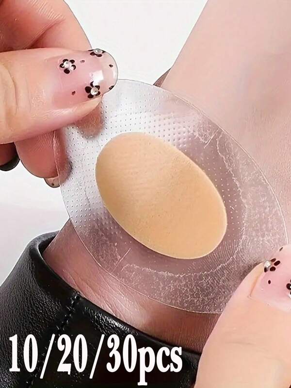 30/20/10 pezzi Adesivi per tacco, Toppe anti-usura per chi indossa tacchi alti, Adesivi resistenti all'usura per la cura dei piedi, Protezioni in gel per i talloni, Cuscinetti in schiuma per i piedi, Cuscini per talloni in idrogel, Patch per sollievo dal dolore, Protezione per tacchi alti - Pad anti-usura resistenti, Adatti per tacchi alti e cura dei piedi, Ideali per viaggi e uso quotidiano, Protettivi e resistenti all'usura