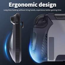 TPU Protective Case, Shock-Proof And Scratch-Resistant, Ergonomic Design, Compatible With Switch 2 Console, Can Connect To Protective Cover, TPU Protective Case Compatible With Switch 2 Console And Grip, With Thumb Stick Cover, Black, Suitable As Gift For Men And Women, Valentine's Day Gift - Multicolor - View 6