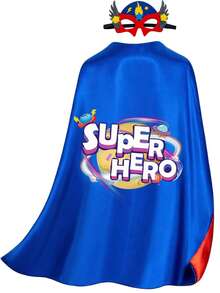 1 套超级英雄披风，适合姐妹穿着 超级英雄服装，适合万圣节派对 超级英雄披风，儿童带面具 最佳女孩生日礼物 超级英雄 儿童超级英雄披风 超级英雄玩具 超级英雄派对礼品 超级英雄派对装饰品 超级姐姐 超级姐姐披风 超级姐姐披风 超级姐姐服装 超级兄弟 超级兄弟披风 - 彩色 - 查看 14