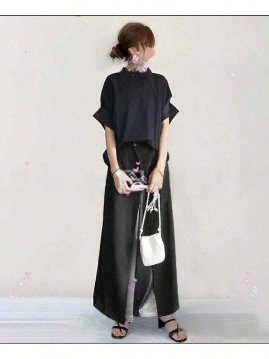 Women Two-Piece Outfits - Negro - Ver 1