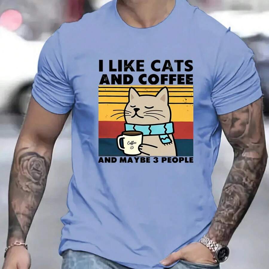 Camiseta Masculina 100% Algodão Camisa Gola Redonda Blusa Fio 30.1  Varias Cores Confortavel - Azul bebê - Visão 1