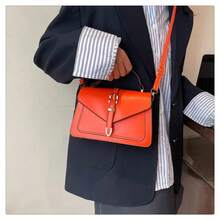 Stylish Retro Crossbody Handbag Women's Fashion Shoulder Bag Quality Korean Mini Square Bag Autumn New Arrival, School Backpack