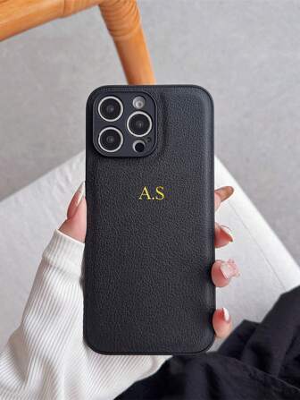 Personalized Customized Phone Case Compatible With IPhone 16e 16 15 14 11 12 13 Pro Max Plus Mini X XS XR 7 8 Plus Cover Initials Name 3D DIY Engraved Letters Hot Stamping Technology Transparent Colored Waves Cover Classic Case Gift For Birthdays,Graduation,Weddings,Christmas,Halloween,Winter Prom,Mother's Day,Father's Day Phone Case, Phone Cover, Phone Accessories