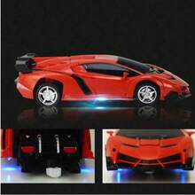 1 件一键遥控变形赛车模型玩具车，颜色随机，汽车，汽车，遥控车 - 彩色 - 查看 10